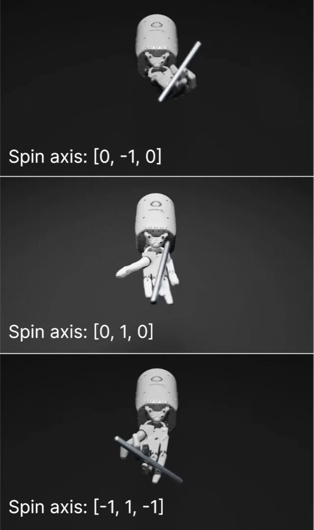 Robotic experiments from Nvidia's Eureka paper