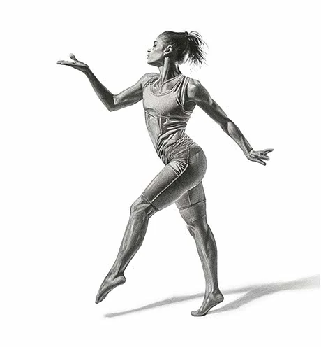 Illustration of a gymnast